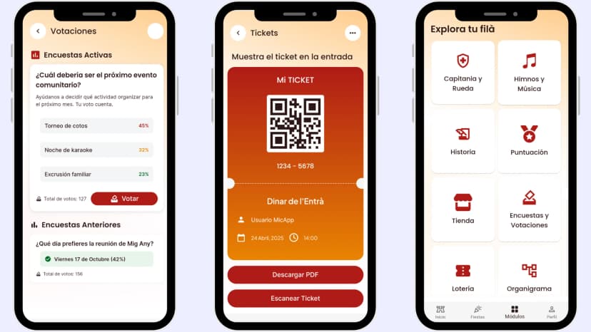 App MicApp para comparsas y filaes de Moros y Cristianos