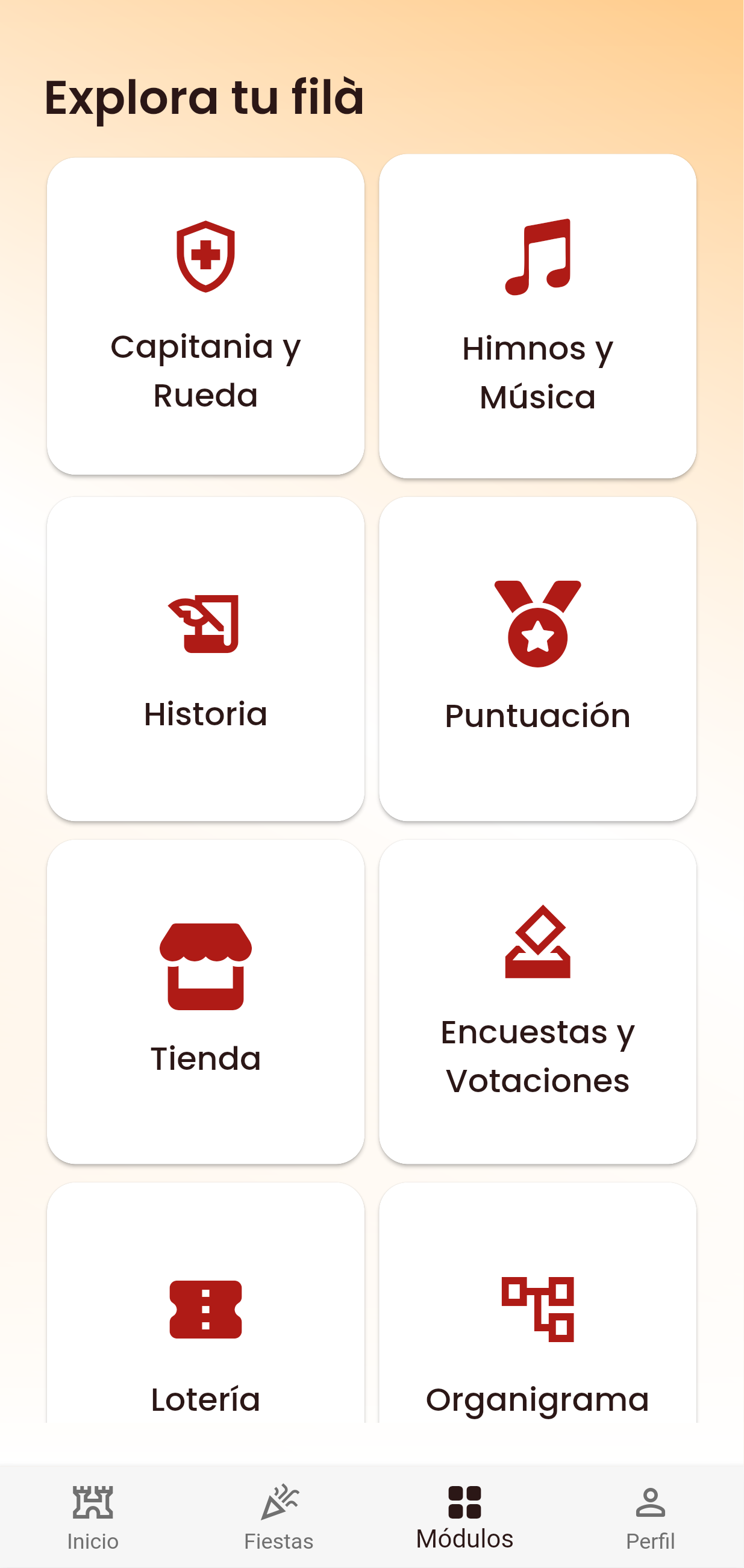 Gestión de perfiles en MicApp